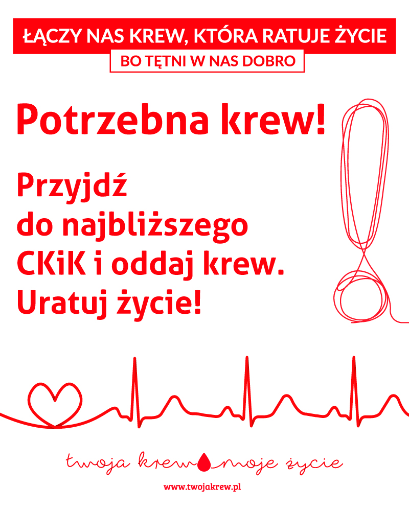 TWOJA KREW, MOJE ŻYCIE