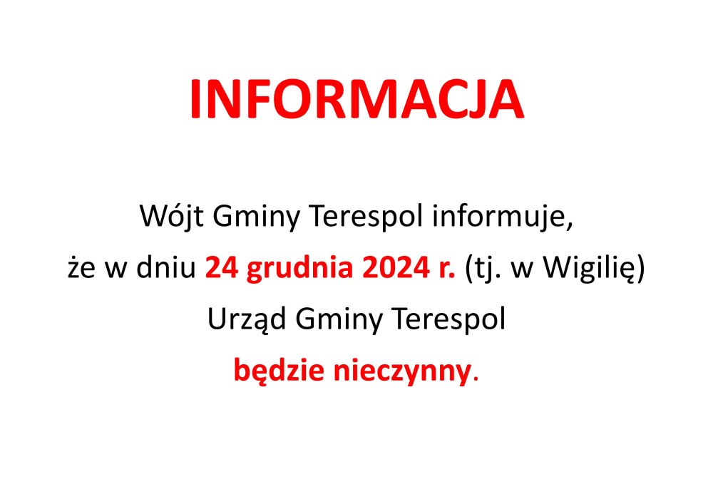 INFORMACJA